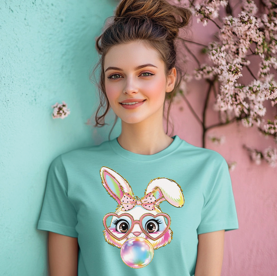 Bubble Gum Bunny Unisex T-shirt