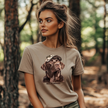 Moose in a Hat Unisex T-shirt