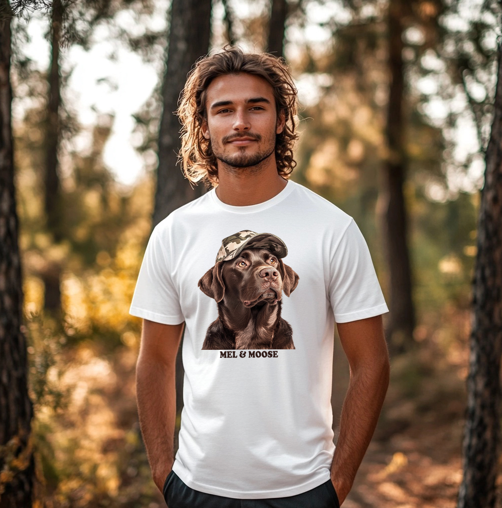 Moose in a Hat Unisex T-shirt