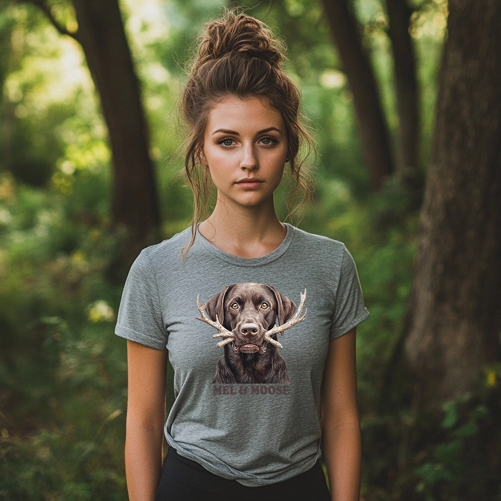 Moose and Antlers Unisex T-shirt