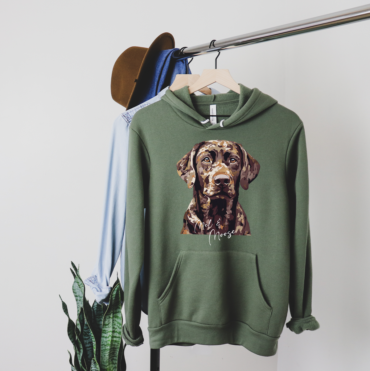 Camo Dog Fleece Hoodie