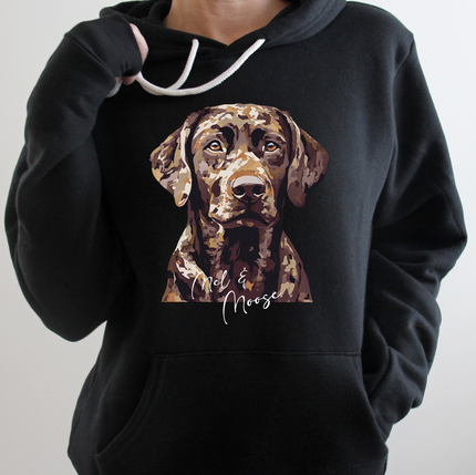 Camo Dog Fleece Hoodie