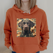 Moose in Camo Fleece Hoodie