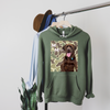 Retro Mel and Moose Fleece Hoodie