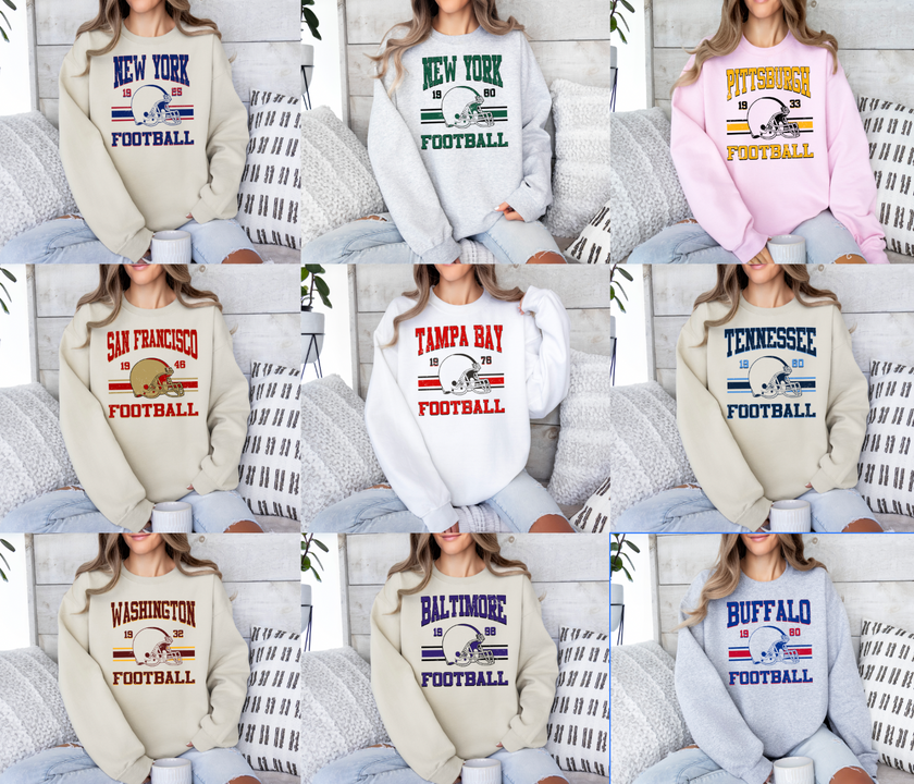 Vintage City Football Sweatshirt