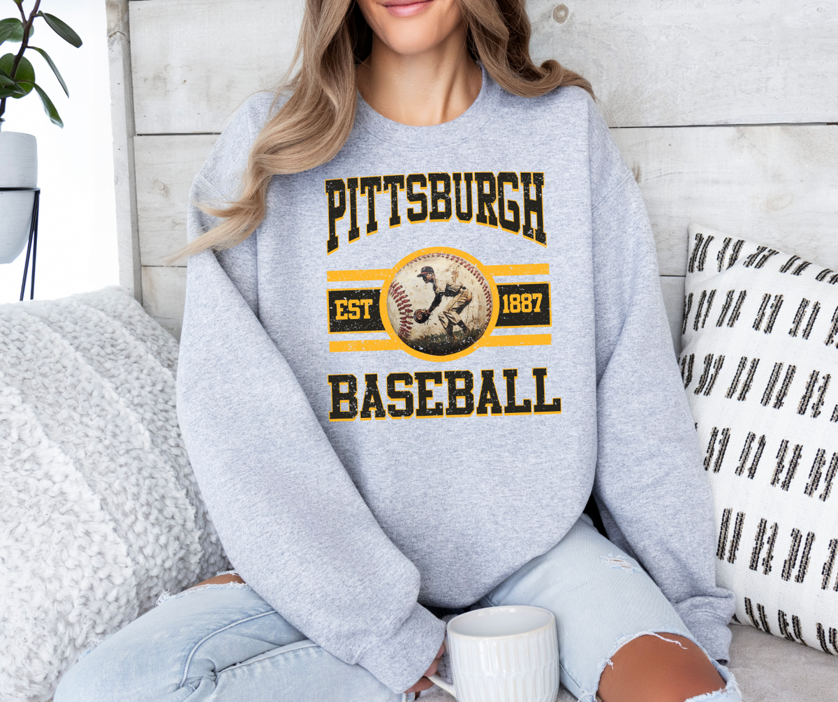 Vintage City Baseball Sweatshirt