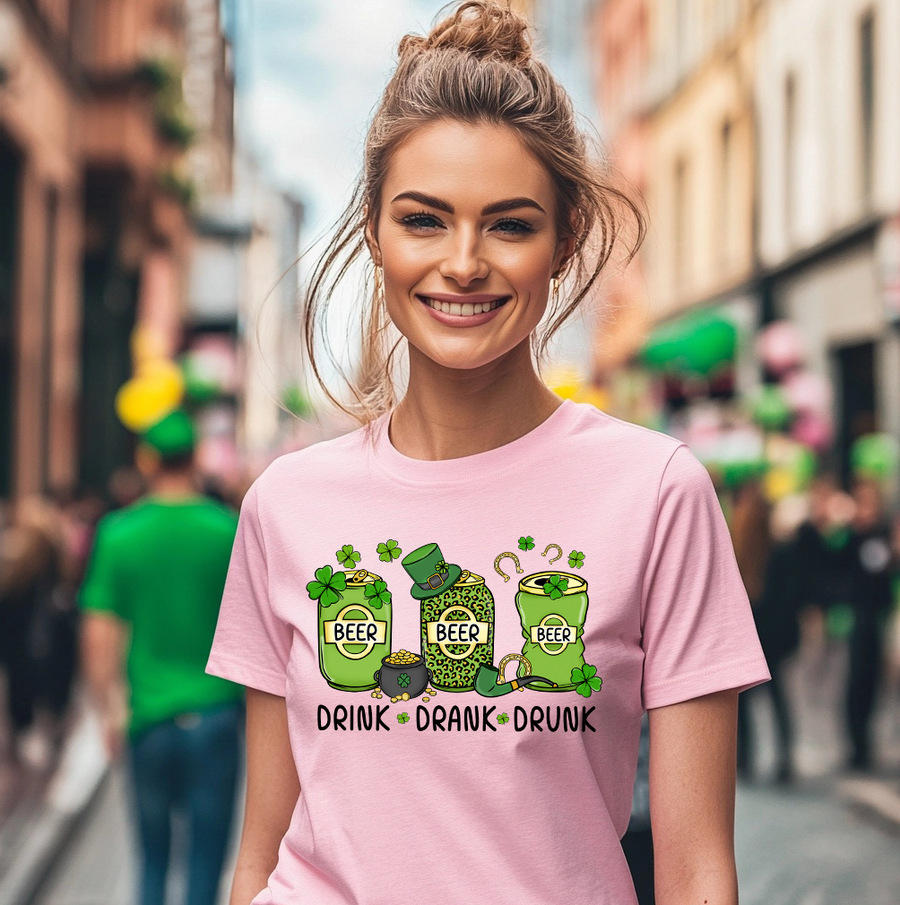 Drink Drank Drunk T-shirt