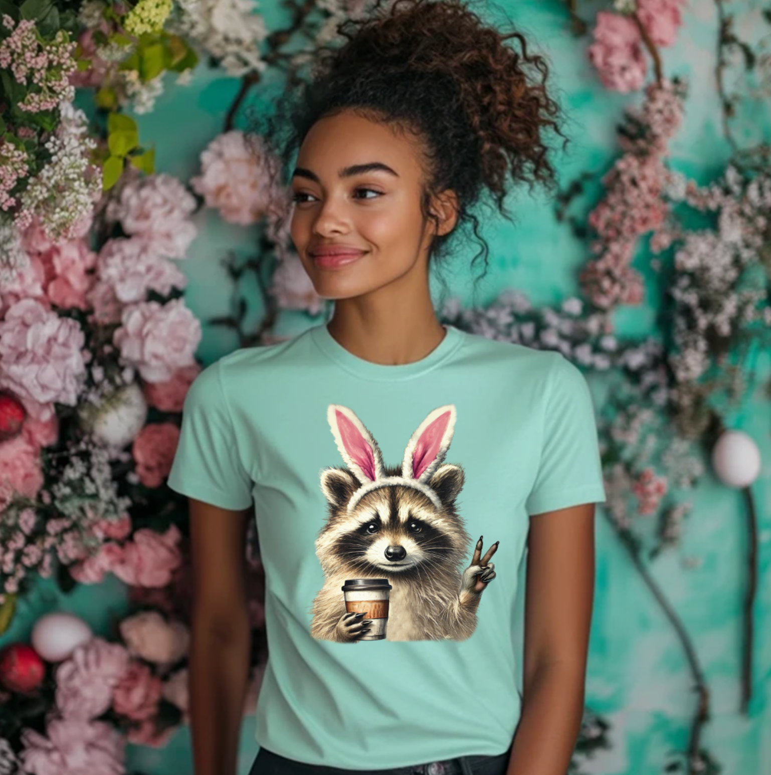 Easter Panda Unisex T-shirt