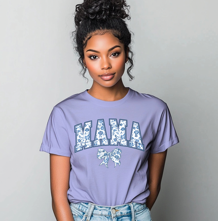 Mama Flowers and Bows Unisex T-shirt