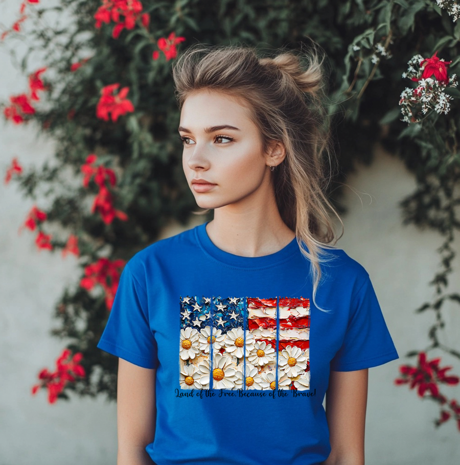 Floral Flag Unisex T-shirt