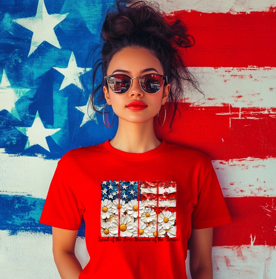 Floral Flag Unisex T-shirt