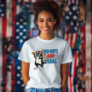 Red White and Feral Unisex T-shirt