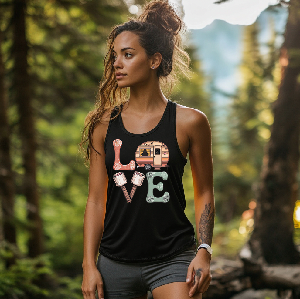 Love Camping Women's Perfect Racerback Tank