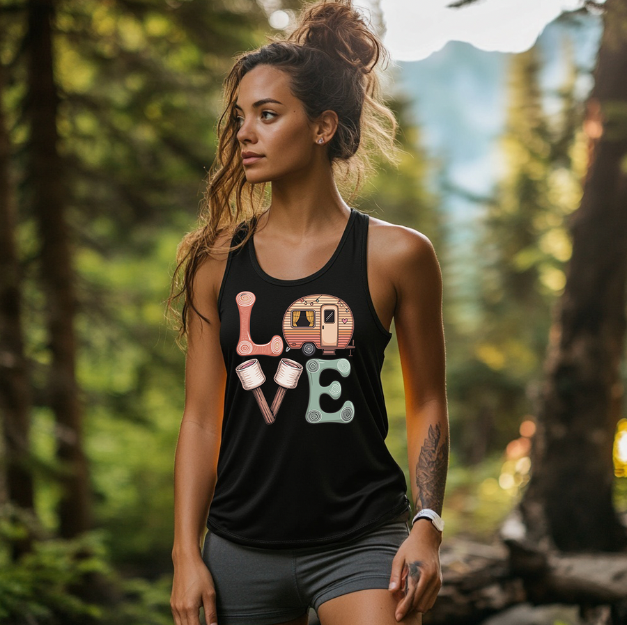 Love Camping Women's Perfect Racerback Tank