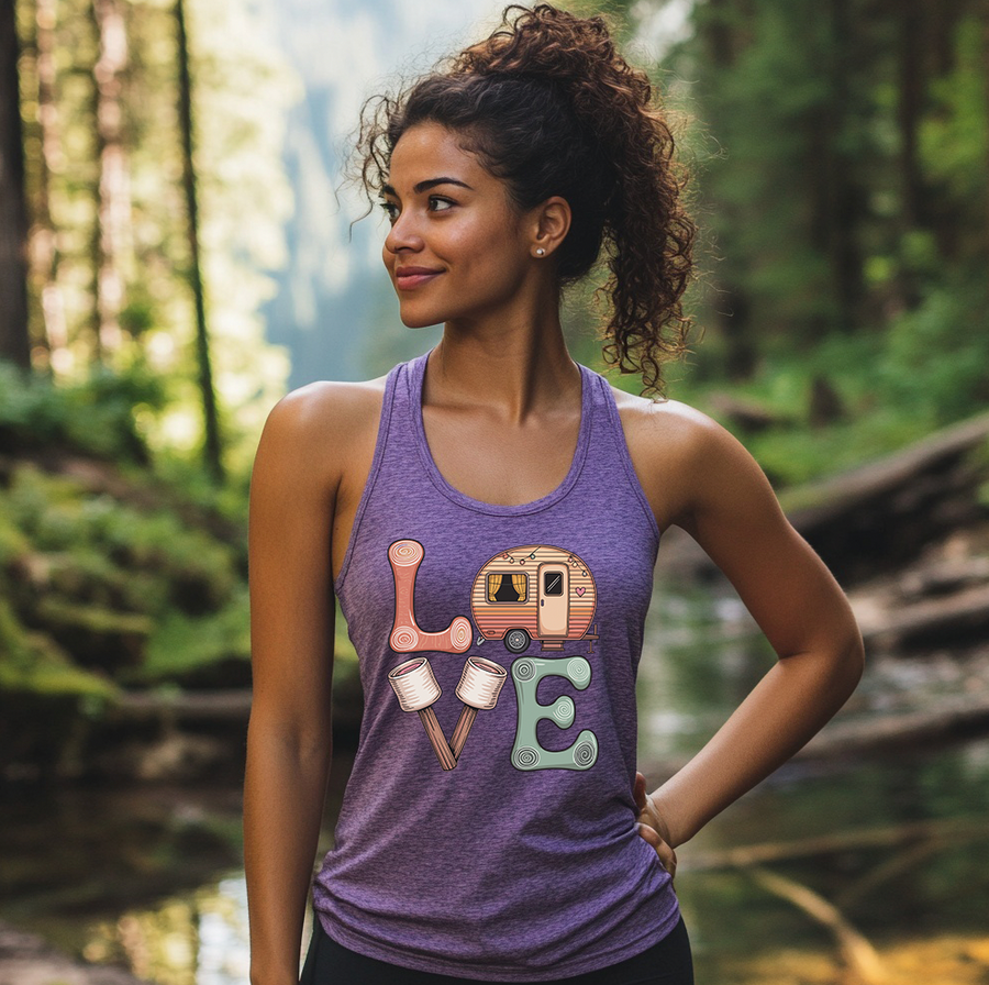 Love Camping Women's Perfect Racerback Tank
