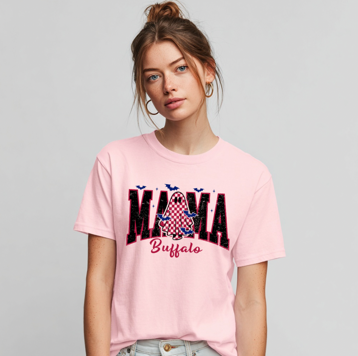 Spooky Buffalo Mama Unisex T-shirt