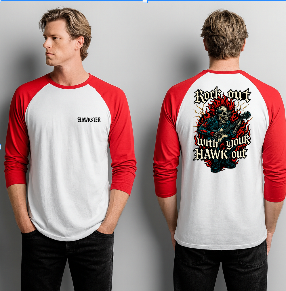 Hawkster Unisex Raglan