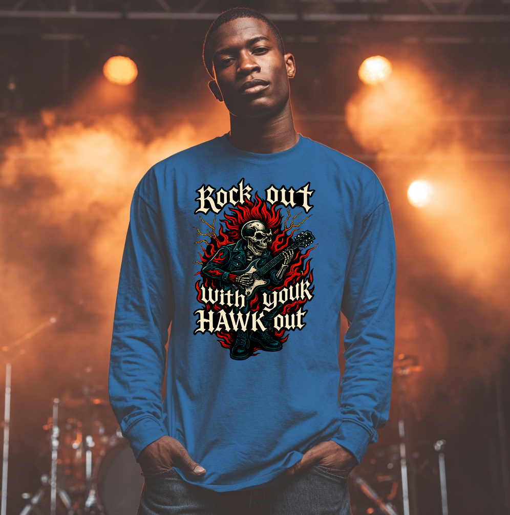 Rock Out With Your Hawk Out Unisex Long Sleeve T-shirt