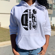 Custom Football Player Unisex Fleece Hoodie