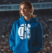Custom Football Player Unisex Fleece Hoodie