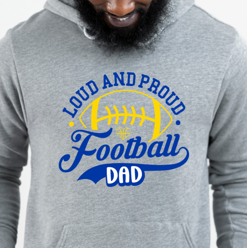 LP Football Dad Unisex Fleece Hoodie
