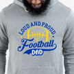 LP Football Dad Unisex Fleece Hoodie