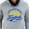 LP Football Dad Unisex Fleece Hoodie