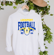 Custom Lockport Football Unisex Fleece Hoodie