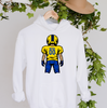 Custom Player Football Unisex Fleece Hoodie