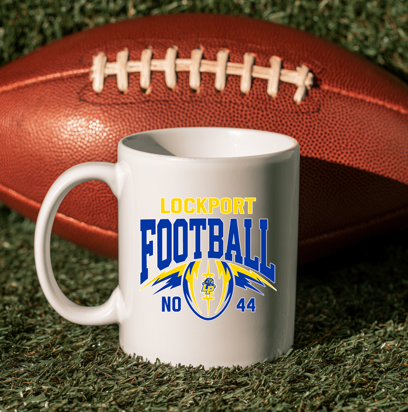 Custom LP Football 15oz Mug