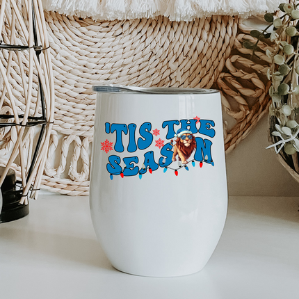 Tis The Season Lions Wine Tumbler