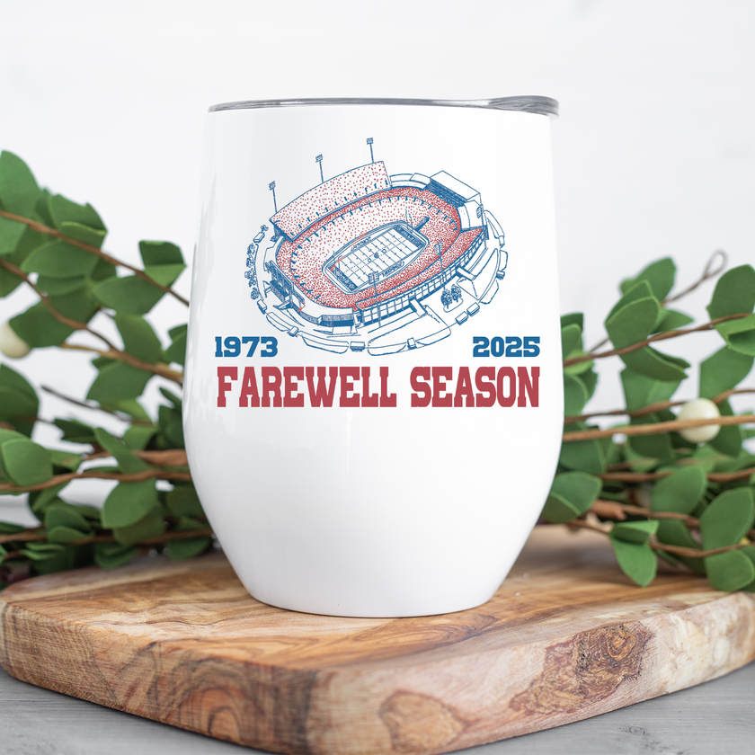 Farewell Season 2025 Wine Tumbler