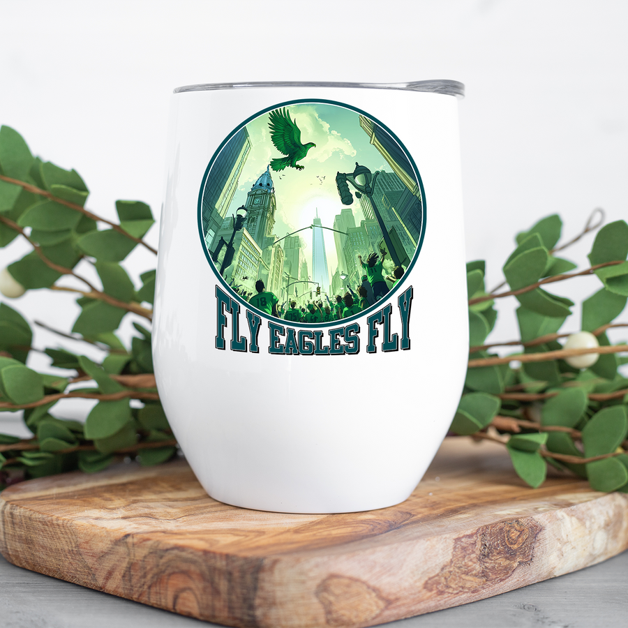 Eagles Champions Celebration Wine Tumbler