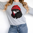 Atlanta Beanie Falcon Vintage Cartoon Unisex Sweatshirt