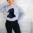 Baltimore Beanie Raven Cartoon Unisex Sweatshirt