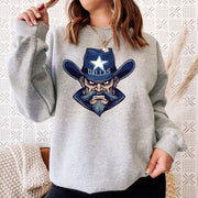 Dallas Vintage Cowboy Cartoon Unisex Sweatshirt