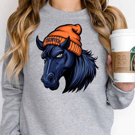 Denver Beanie Vintage Cartoon Unisex Sweatshirt