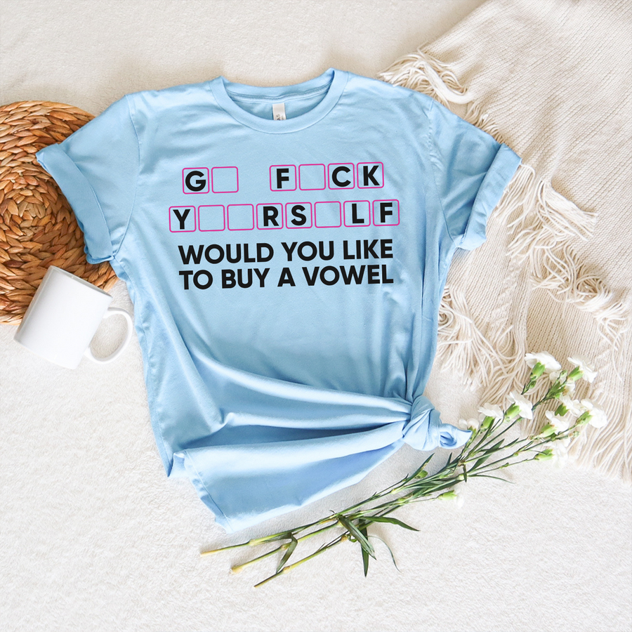 Would You Like To Buy a Vowel Unisex T-shirt