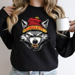 Kansas City Beanie Wolf Vintage Cartoon Unisex Sweatshirt