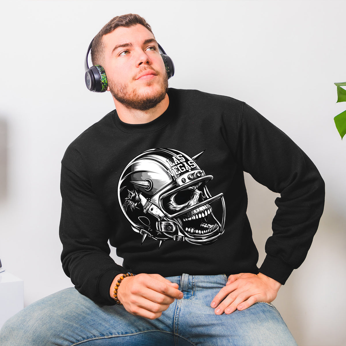 Las Vegas Vintage Cartoon Unisex Sweatshirt