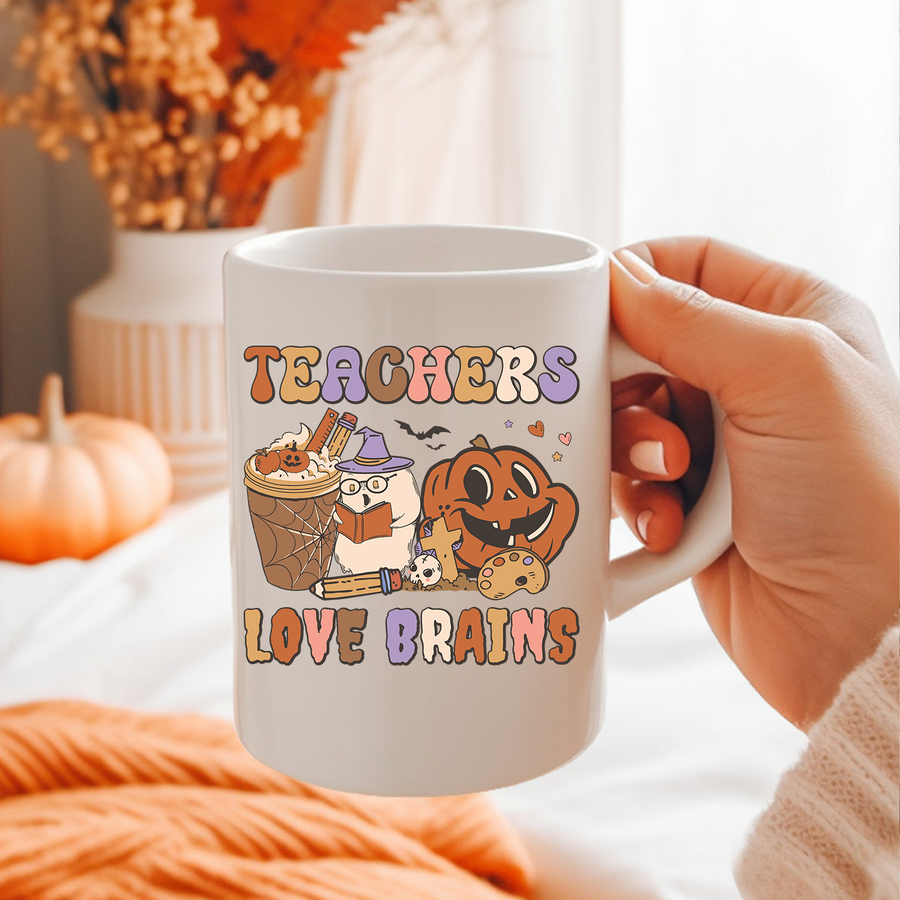 Teachers Love Brains 15oz Mug