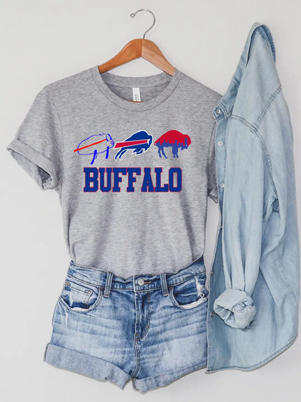 Buffalo Through Time  Unisex T-shirt