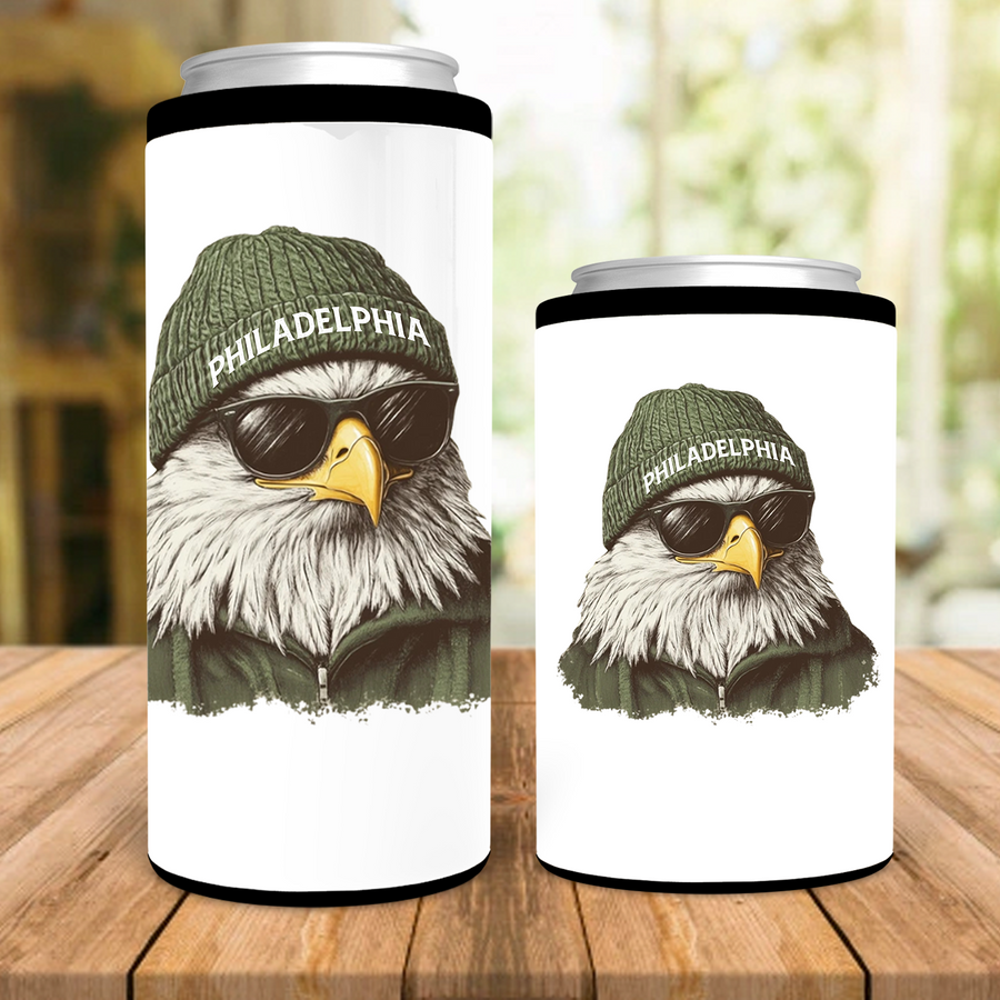 Philly Eagle Beanie Can Cooler