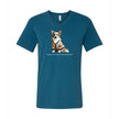 Corgi Unisex V-Neck