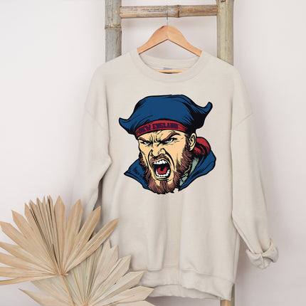 New England Vintage Cartoon Unisex Sweatshirt