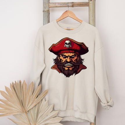 Tampa Bay Pirate Vintage Cartoon Unisex Sweatshirt