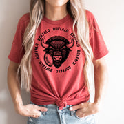 Vintage Buffalo Football Circle Unisex T-shirt
