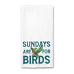 Sundays Are For The Birds Eagle Waffle Weave Towel