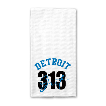 Detroit 313 Grit Waffle Weave Towel