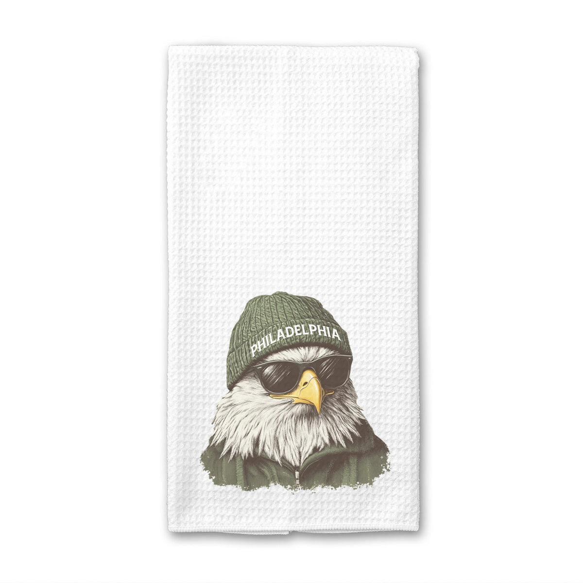 Philly Eagle Beanie Waffle Weave Towel